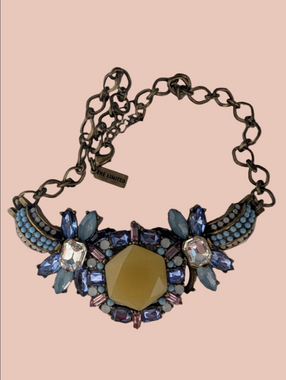 Vintage THE LIMITED Statement Necklace Art Deco Style